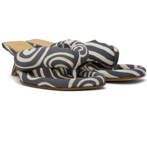 UGO PAULON gray patel mules 36 EU